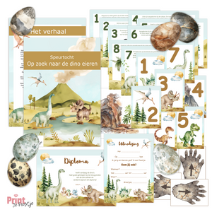 dinosaurus speurtocht voor kinderen van 4 5 en 6 jaar oud