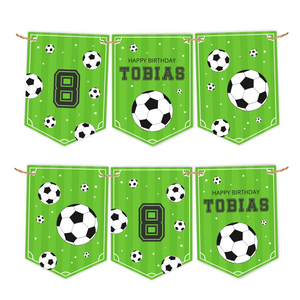 gepersonaliseerde slinger voetbal - Print je Feestje