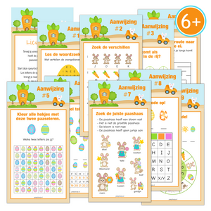 paas speurtocht voor jonge kinderen - print je feestje