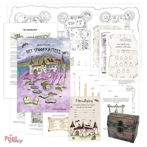 spannende speurtocht kinderfeestje