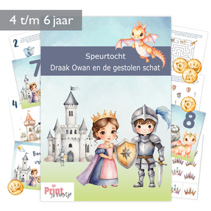 speurtocht kinderfeestje ridders en prinsessen