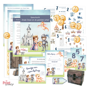 speurtocht ridders prinsessen 4 tot en met 6 jaar opdrachten