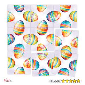 tegelpuzzel paaseieren niveau 5 volwassen