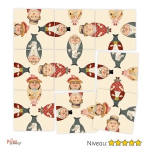 tegelpuzzel vintage mens eieren voor pasen geschikt voor volwassenen en tieners