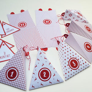 adventskalender zelf maken printable -Print je Feestje