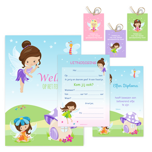 elfenfeestje kinderfeestje - print je feestje