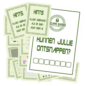 escape game opddrachten - Print je Feestje