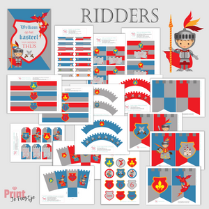 ridderfeestje feestpakket printables - print je feestje
