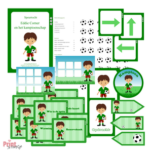 speurtocht voetbal kinderfeestje - print je feestje
