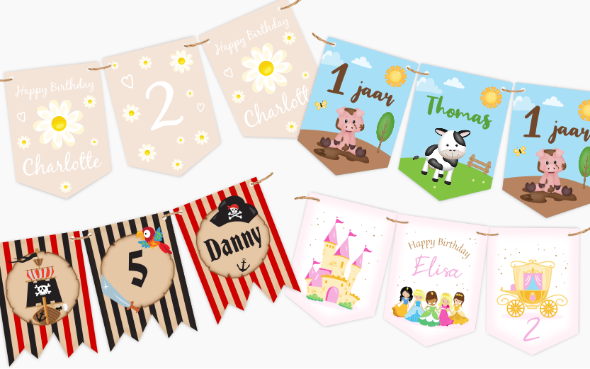 Gepersonaliseerde slingers