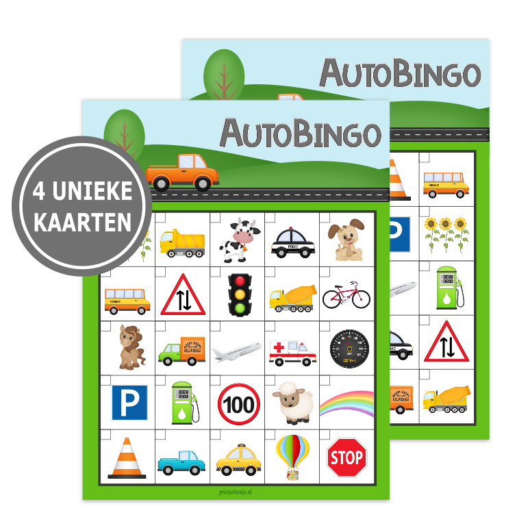 autobingo printen en downloaden - autobingo snelweg