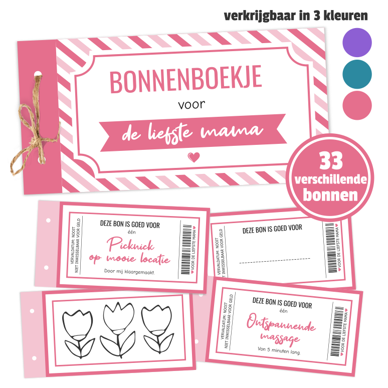Bonnenboekje Moederdag