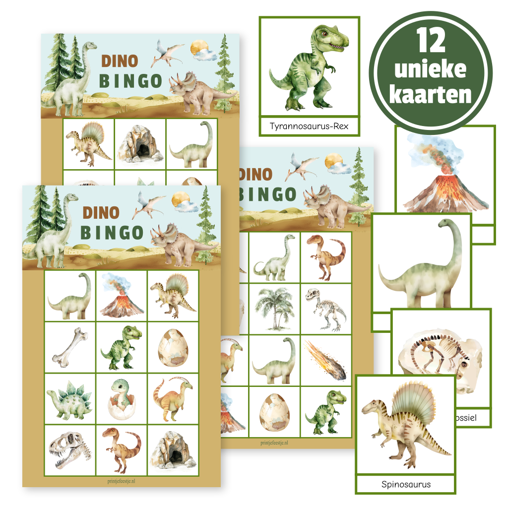 Dinosaurus bingo