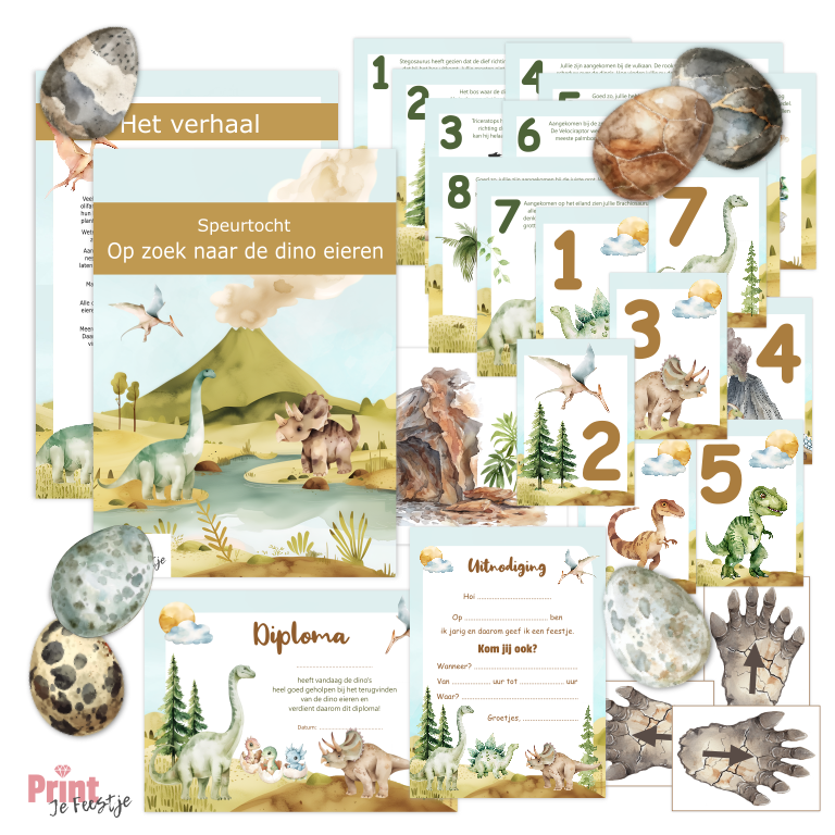 dinosaurus speurtocht voor kinderen van 4 5 en 6 jaar oud