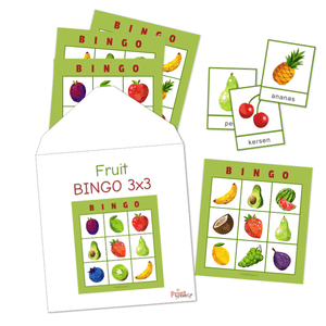 fruitbingo met plaatjes van fruit
