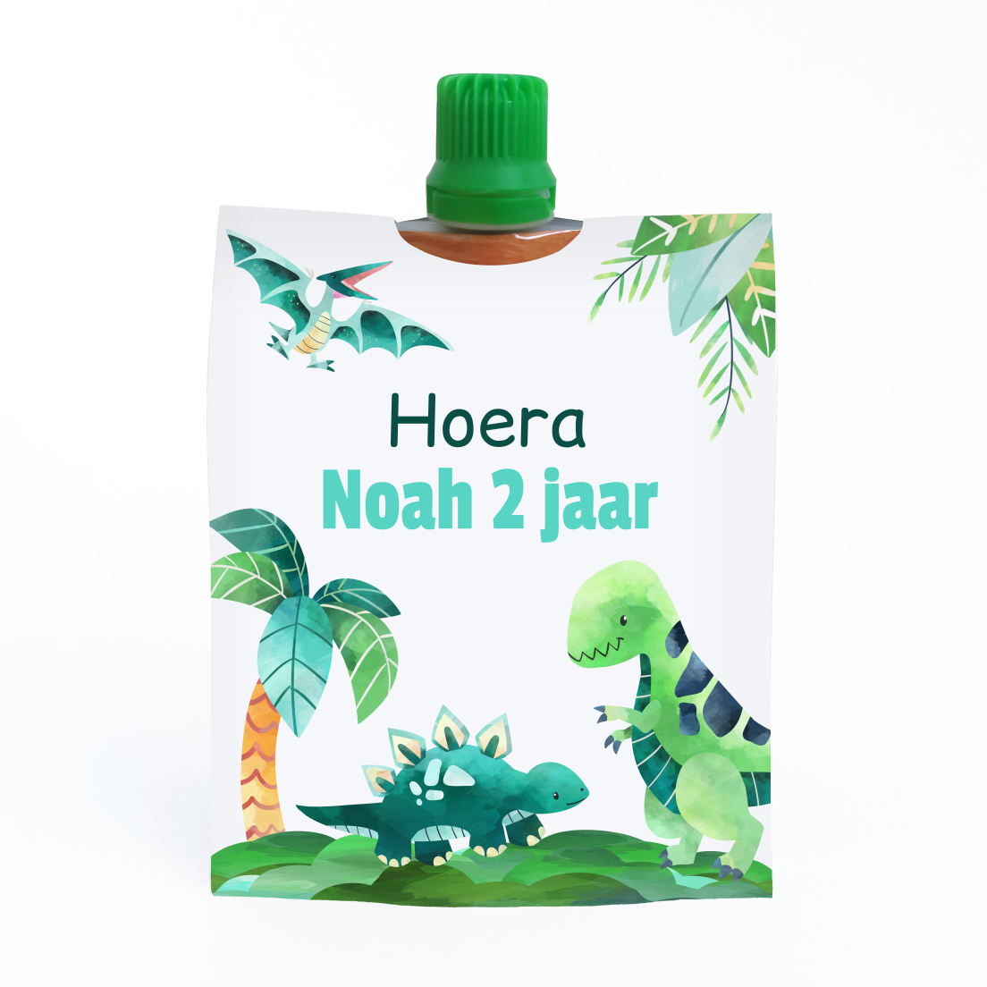 knijpfruit wikkel dinosaurus - Print je Feestje