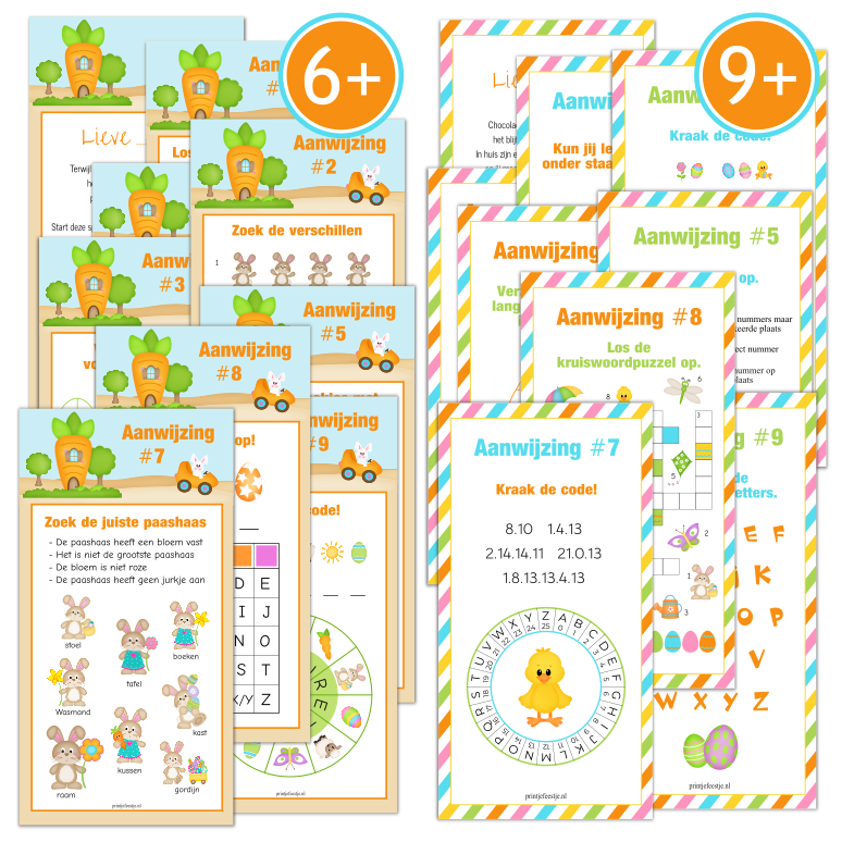 speurtocht pasen - print je feestje