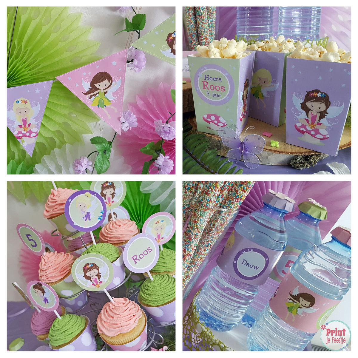 feestpakket elfenfeestje - Print je Feestje