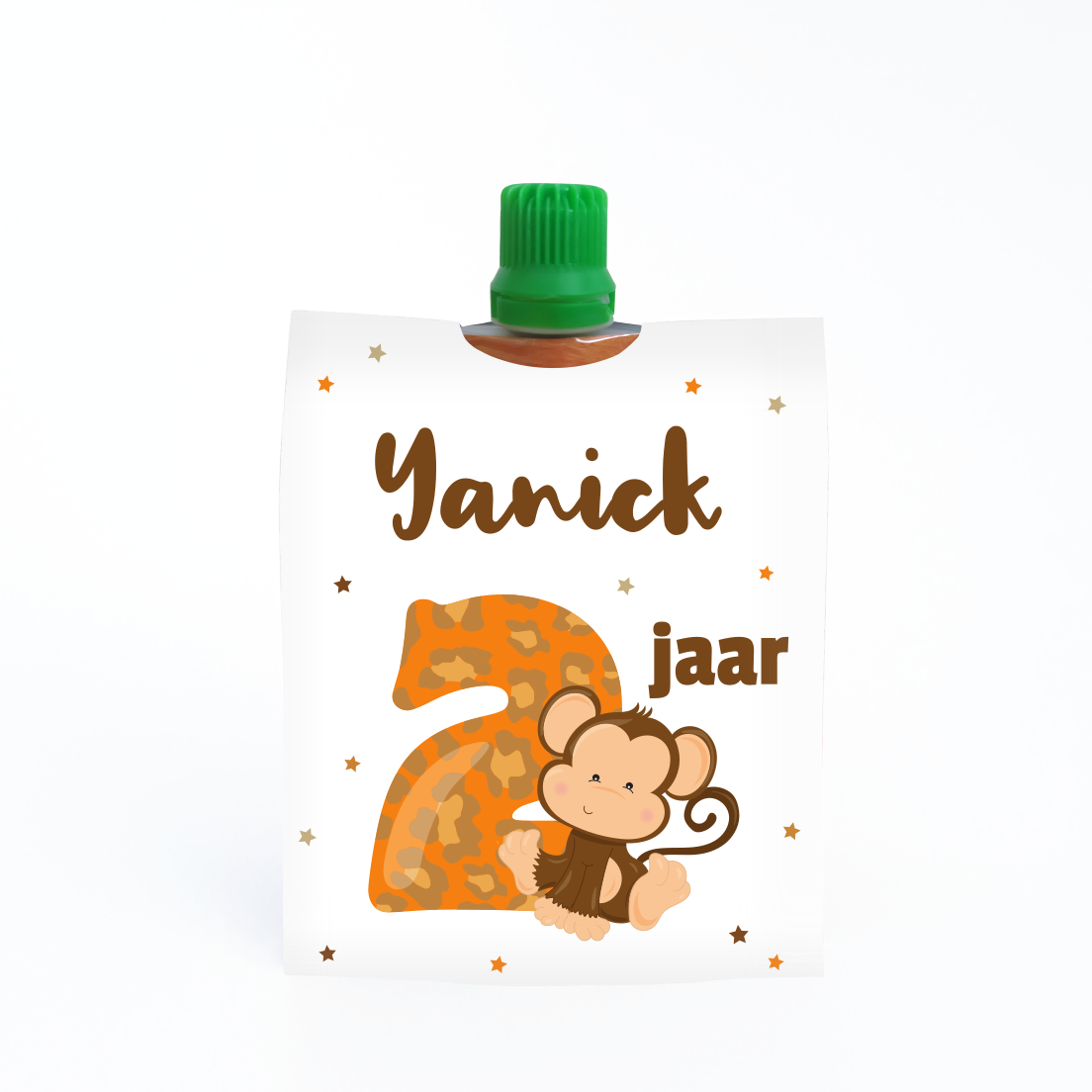 knijpfruit wikkel traktatie 2 jaar - Print je Feestje