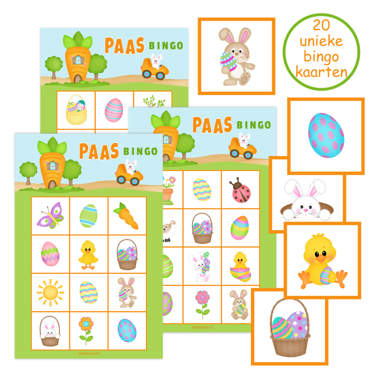 paasbingo downloaden en printen - Print je Feestje