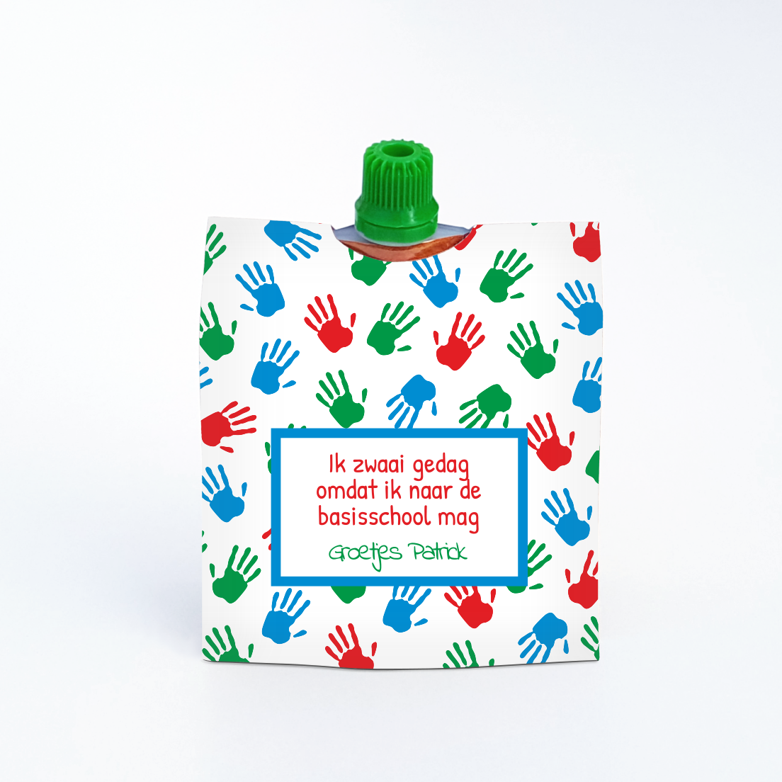 printable knijpfruit wikkel ik zwaai gedag afscheid - print je feestje