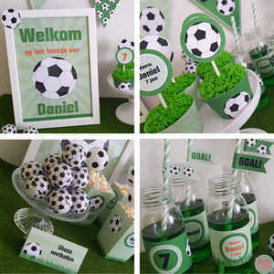 feestpakket voetbal DIY - print je feestje
