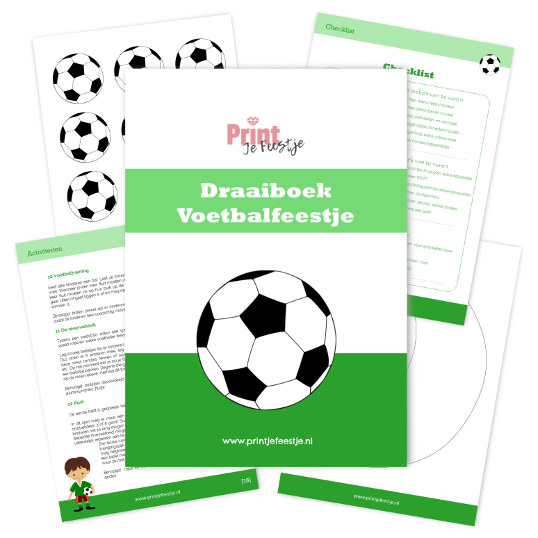 Voetbal kinderfeestje thuis vieren - voetbalfeestje - Zaanland Voetbal kinderfeestje thuis vieren - voetbalfeestje - Zaanland